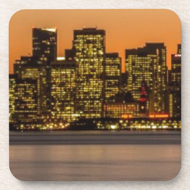 Beautiful sunset in San Francisco Coaster (Front)
