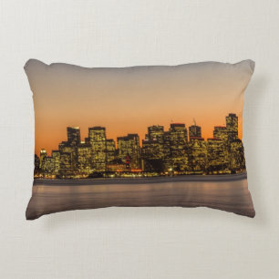 Beautiful sunset in San Francisco Decorative Cushion