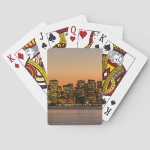 Beautiful sunset in San Francisco Playing Cards