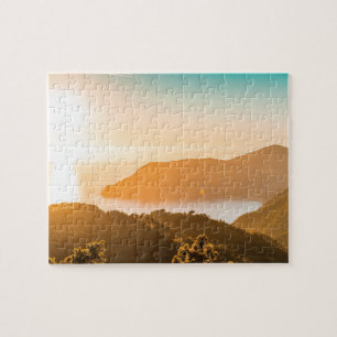 Beautiful Sunset Italian Coast Jigsaw Puzzle