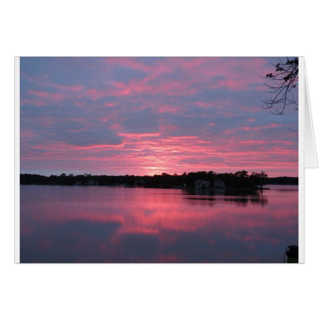 Beautiful sunset on Lake #3 (Front Horizontal)