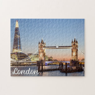 Beautiful Sunset Over London, England Jigsaw Puzzle