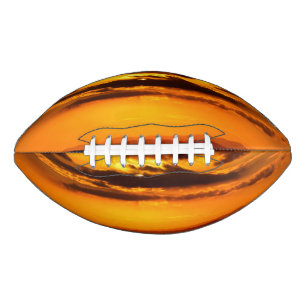 Beautiful sunset photo football