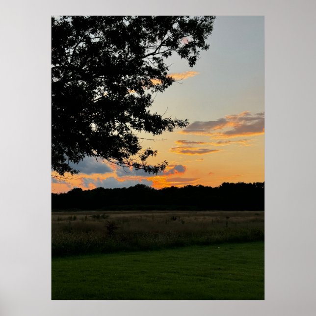 Beautiful Sunset Poster (Front)