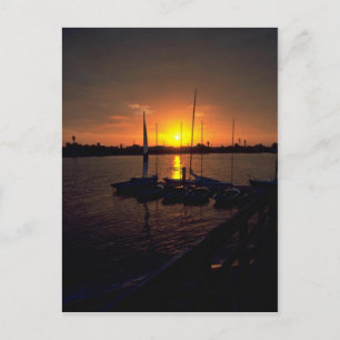 Beautiful Sunset: Santa Clara Point, Mission Bay, Postcard