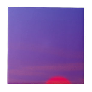 beautiful sunset scenery design ceramic tile