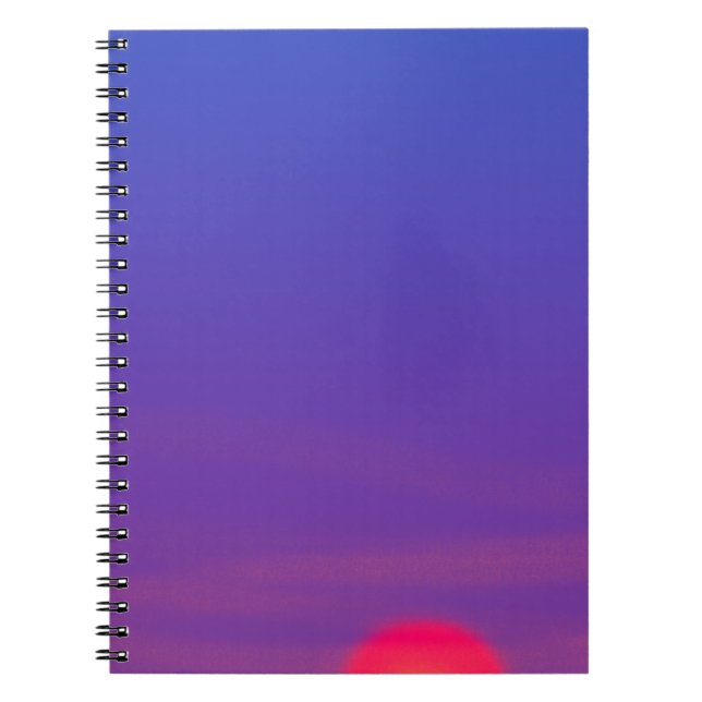 beautiful sunset scenery design notebook (Front)