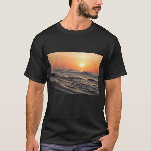 Beautiful Sunset Scenery T-Shirt (Front)