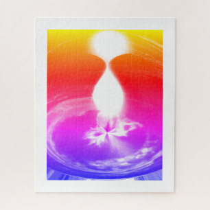Beautiful sunset spirit art jigsaw puzzle