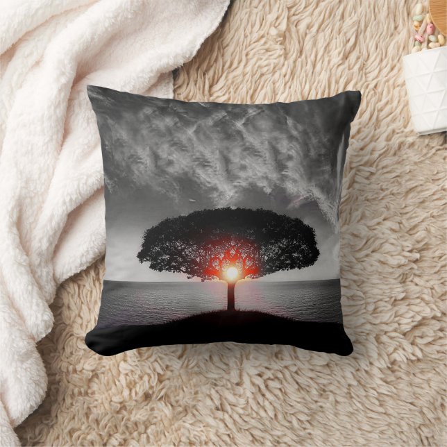 Beautiful Sunset Sunrise Cushion (Blanket)