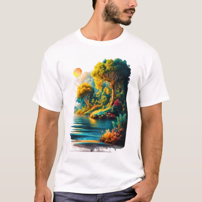 Beautiful sunset topu  T-Shirt (Front)