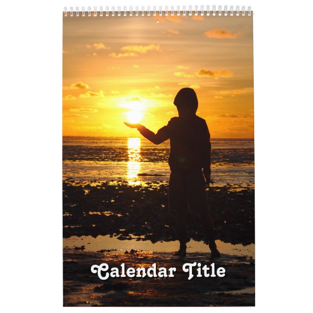 Beautiful sunsets and motivational quotes calendar (Cover)