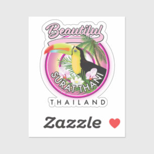Beautiful Surat Thani thailand logo