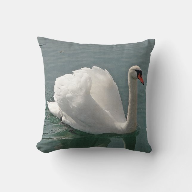 Beautiful swan cushion (Front)