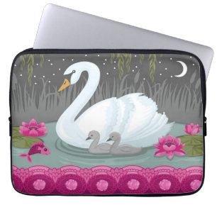 Beautiful Swan Laptop Sleeve