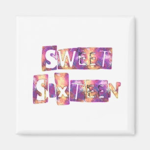 Beautiful Sweet Sixteen Magnet