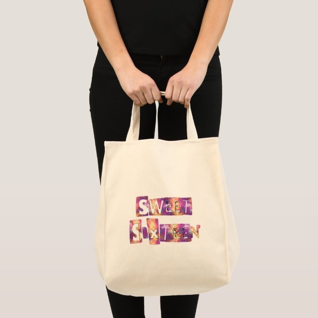 Beautiful Sweet Sixteen Tote Bag (Front (Product))