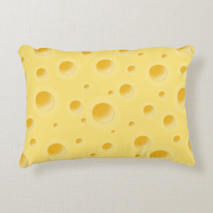 Beautiful Swiss Cheese Whimsical Decorative Cushion