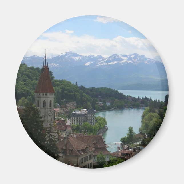 Beautiful Swiss Landscape Magnet (Front)