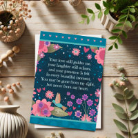 Beautiful Sympathy Quote Blue Pretty Floral Heart