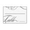 Beautiful Table Seating Cards (Customisable Colour