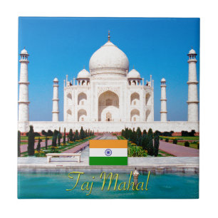 Beautiful Taj-Mahal India Pro Photo Ceramic Tile
