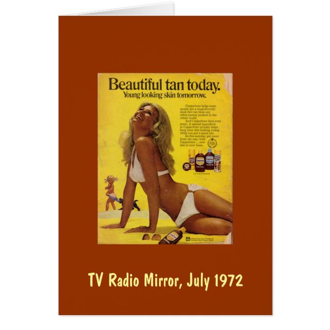 Beautiful Tan Today...Young-looking Skin Tomorrow (Front)