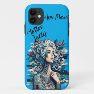 Beautiful Tattooed Lady Customisable  iPhone 11 Case