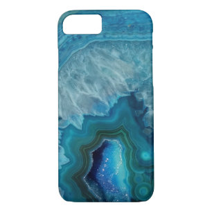 Beautiful Teal Blue Agate Stone iPhone 8/7 Case