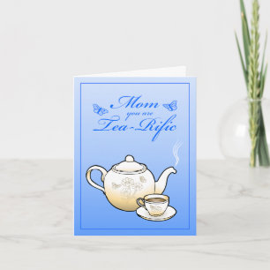 Beautiful Teapot and Teacup Card