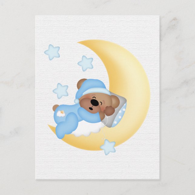 Beautiful Teddy Bear Postcard (Front)