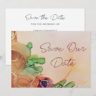 Beautiful Terracotta Save The Date