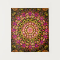 beautiful textile carpet mandala pattern