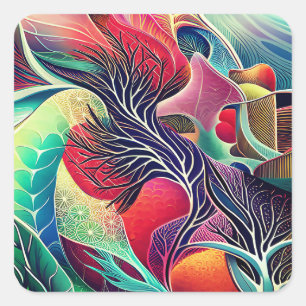 Beautiful Textures Square Sticker