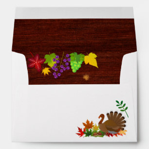 Beautiful Thanksgiving Harvest Envelope