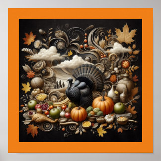 Beautiful Thanksgiving Wall Art 