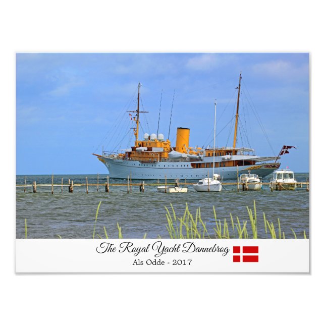 Beautiful The Royal Yacht Dannebrog Photo Print! (Front)