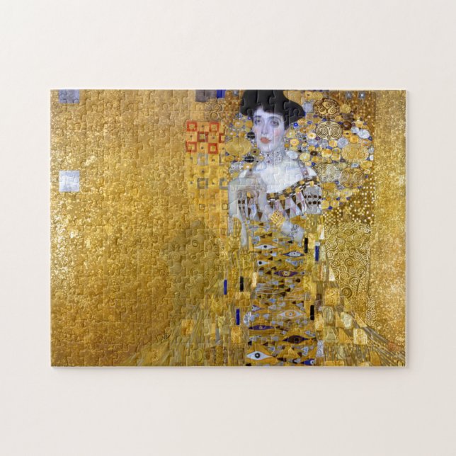 Beautiful The Woman in Gold Gustav Klimt Jigsaw Puzzle (Horizontal)
