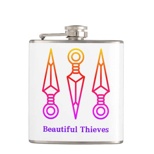 Beautiful Thieves Hip Flask (Front)