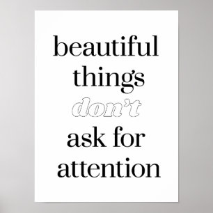 Beautiful Things Poster 12"x16"