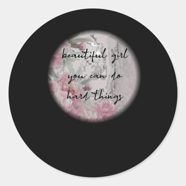 Beautiful Things Sticker5  Classic Round Sticker (Front)