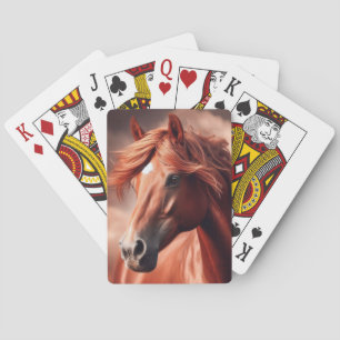 Beautiful Thoroughbred Horse Playing Cards