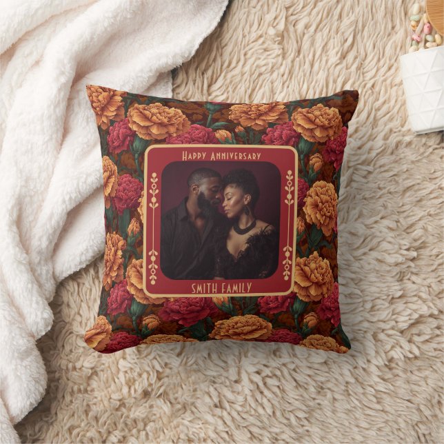 Beautiful Thoughtful Photo Throw Pillow For In-Law (Blanket)