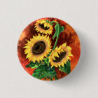 Beautiful Three Sunflowers - Migned Art Painting