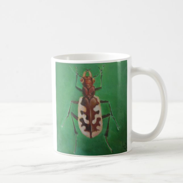 Beautiful Tiger Beetle Coffee Mug (Right)