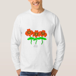 Beautiful Tiger Lilies Men's Long Sleeve Shirt