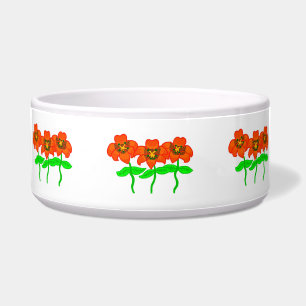 Beautiful Tiger Lilies Pet Bowl