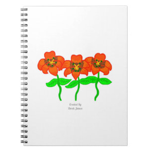 Beautiful Tiger Lilies Spiral Photo Notebook