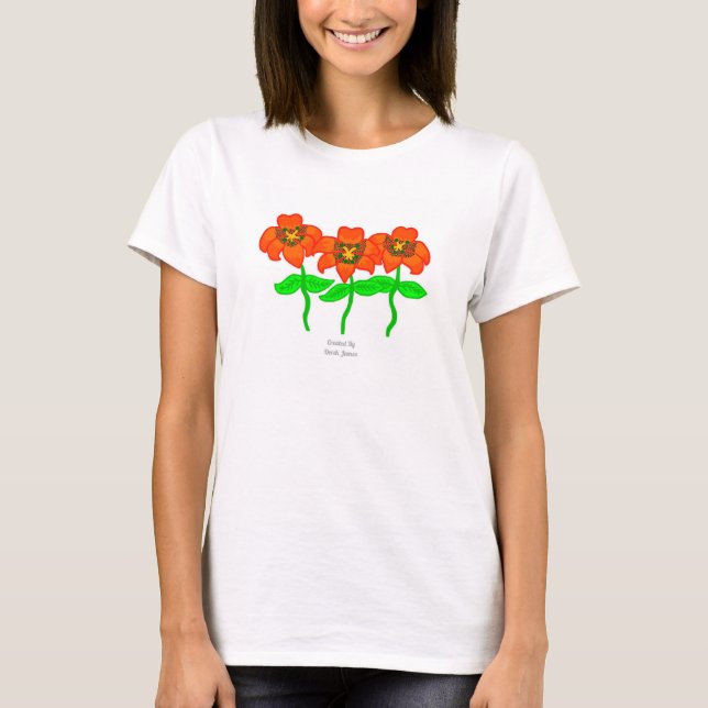 Beautiful Tiger Lilies Women's Basic Tank Top (Front)