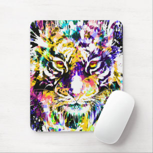 Beautiful Tiger Mouse Pad Orange Tiger Mousepad